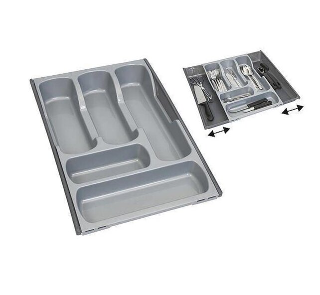 Curver Cutlery tray Adjustable Grey