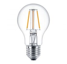 Philips Corepro Ampoule Led E27 Poire Transparente 4,3W 470lm - 827 Blanc Chaud
