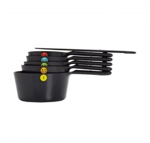 Ensemble de cuillères à mesurer Ensemble de tasses à mesurer 5 pièces - Oxo Good Grips - Noir
