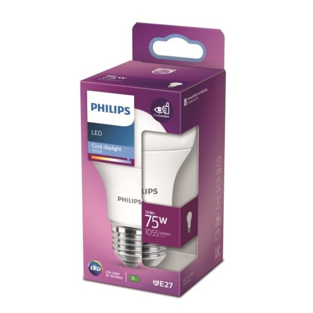 Ampoule Led Philips E27 10W 6500K 1055lm