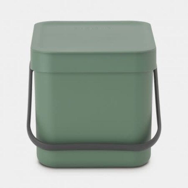 Brabantia Afvalemmer - Sort & Go 6L - Fir Green