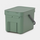 Brabantia Afvalemmer - Sort & Go 6L - Fir Green