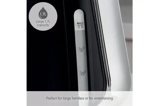 Morphy Richards 108020 Wasserkocher mit Beleuchtung, 1,7 l, Schwarz