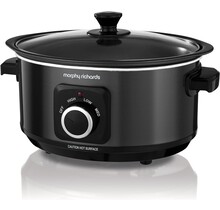 Morphy Richards Slow Cooker – Anbraten und Eintopfen – 3,5 l – Schwarz
