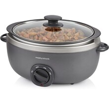 Morphy Richards Sear & Stew Oval Mijoteuse 6,5 L Gris Titane