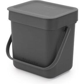 Sort & Go-Abfallbehälter – 3 l, Grau