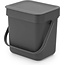 Brabantia Brabantia Sort & Go Small Waste Bin - 3 litre - Dark Grey