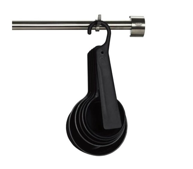 Ensemble de cuillères à mesurer Ensemble de tasses à mesurer 5 pièces - Oxo Good Grips - Noir