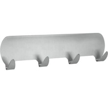 Metaltex Self-adhesive Stainless Steel Towel Hooks