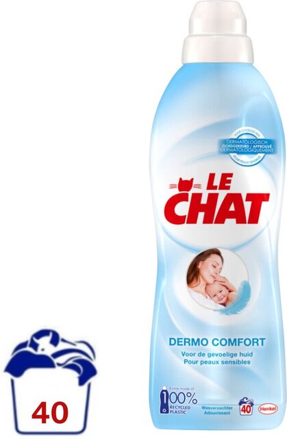 Le Chat Dermo Comfort Fabric Softener 40 Washes 880 ml