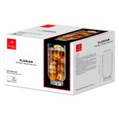Bormioli Rocco Florian Beverage & Long Island Ice Tea Verre 43 cl - Set 4 Pièces