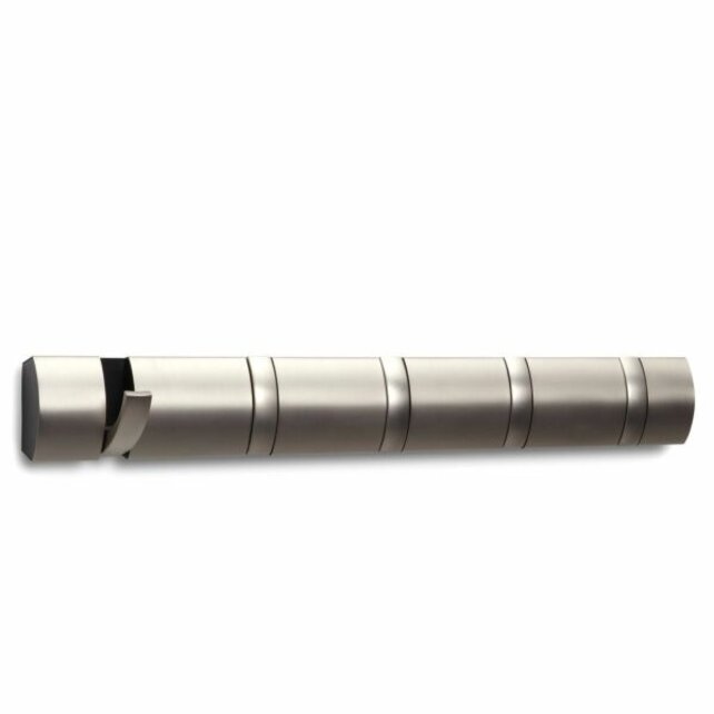 Umbra Flip  Wandrek met 5 Haken - Wandkapstok - Aluminium Metaal