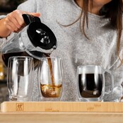 Zwilling 2-piece Sorrento Coffee Glass Set with Handle