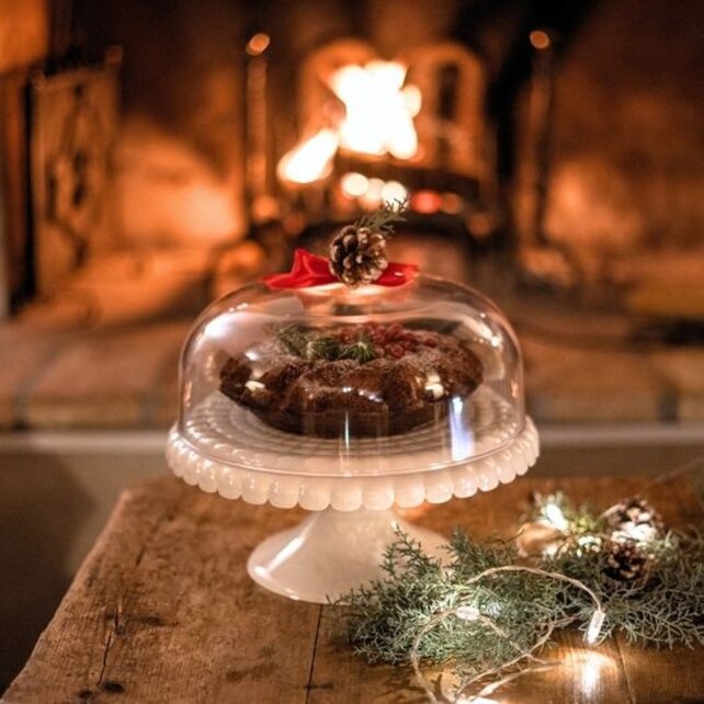 Guzzini Plateau de service à gâteau Tiffany Ø30 cm