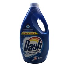 Dash Flüssigwaschmittel – Normal, Weißer als Weiß – 44 Wäschen – 2200 ml