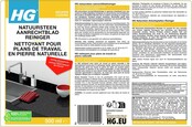 HG Naturstein-Arbeitsplattenreiniger – 500 ml