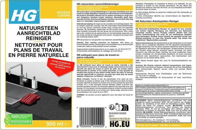 Nettoyant pour comptoir en pierre naturelle