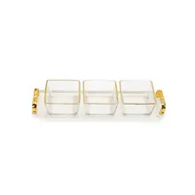 Classic Touch 3 Bowl Serving Dish