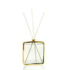 Gold Framed Square Shaped Diffuser, "Lily Of The Valley" Scent