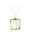 Vivience Gold Framed Square Shaped Diffuser, "Lily Of The Valley" Scent