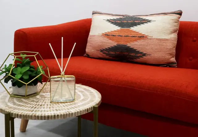 Gold Framed Square Shaped Diffuser, "Lily Of The Valley" Scent