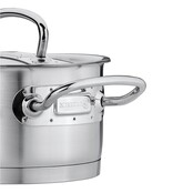 Stainless Steel Casserole Dish, with Lid, 24cm/4.5L, "Proline" - Korkmaz