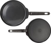 Cosy &Trendy Pannenkoekenpan Full Black - Ø 24cm x 1,8cm - Zwart