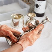 Hagerty Handschoenen voor Zilver Poetsen – Reinigt & Beschermt Zilver en Zilverkleurige Metalen – 1 Paar