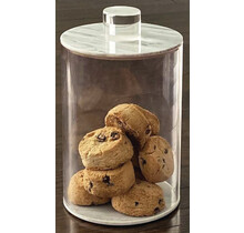 Support en Marbre Rond de Luxe Lucite - 19 cm