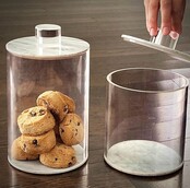 Lucite Luxury Round Marble Holder - 19 cm