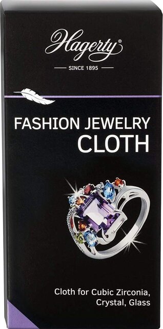 Hagerty Fashion Jewelry Cloth : Chiffon de nettoyage pour bijoux fantaisie