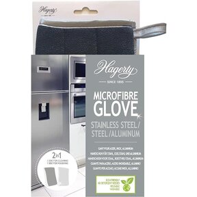 Microfiber Gloves to Clean Steel and Stainless Steel