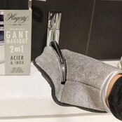 Gants en microfibre Hagerty pour nettoyer l'acier et l'acier inoxydable