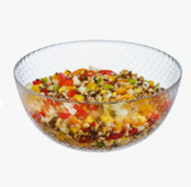 Luminarc Pampille Salad Bowl Clear Glass Ø24cm