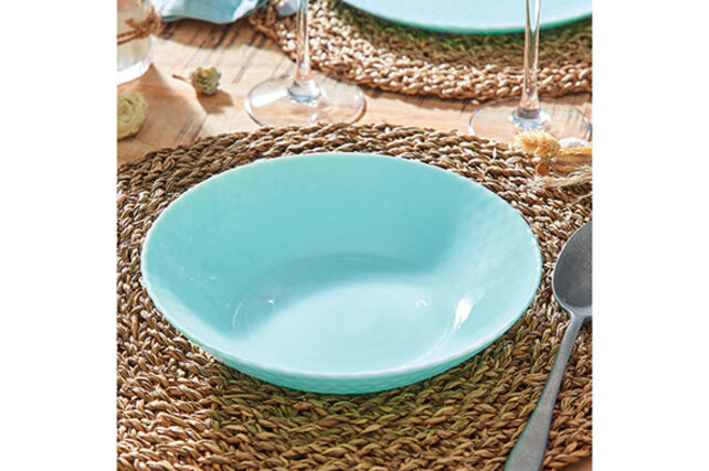 Luminarc Pampille Turkoise Deep Plate Ø20cm - Set of 6