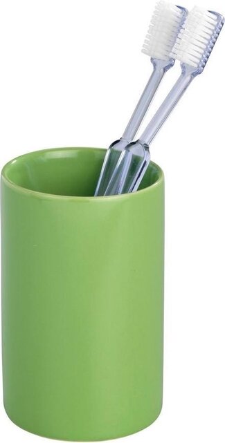 Wenko "Polaris" Toothbrush Tumbler, Green 7.5 x 11.2 x 7.5 cm