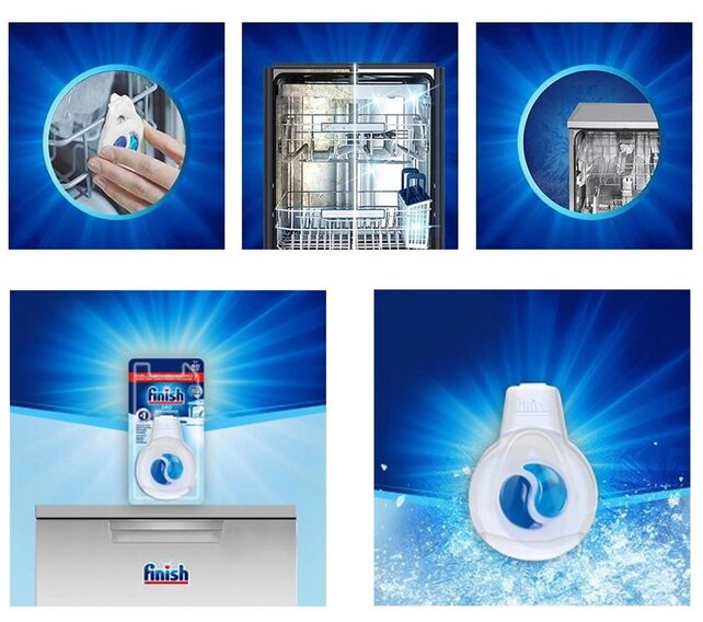 Finish Dishwasher Freshener Refresher Anti-Odor 2 pieces