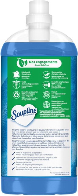 Soupline Fabric Softener Heavenly Fresh 1300ml 56 Loads