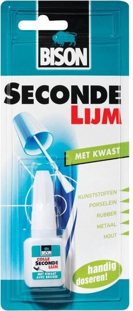 Bison Seconde Lijm Met Kwast 5g