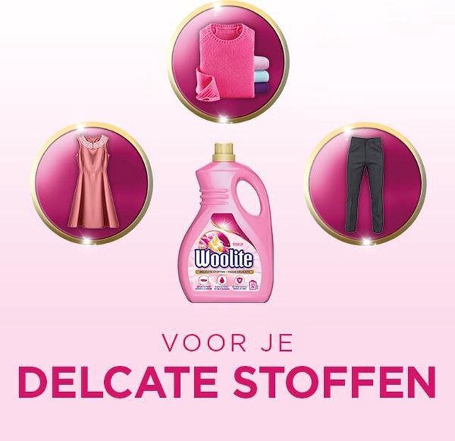 Woolite Waschmittel für Wolle, Seide und empfindliche Stoffe – 32 Waschzyklen – 1,9 l