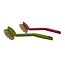 Linea Dishwashing Brush Plastic Round - Red or Olive Green