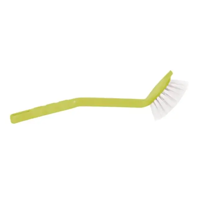 Dishwashing Brush Plastic Round - Red or Olive Green