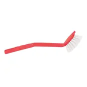 Brosse à Vaisselle Plastique Ronde - Rouge ou Vert Olive