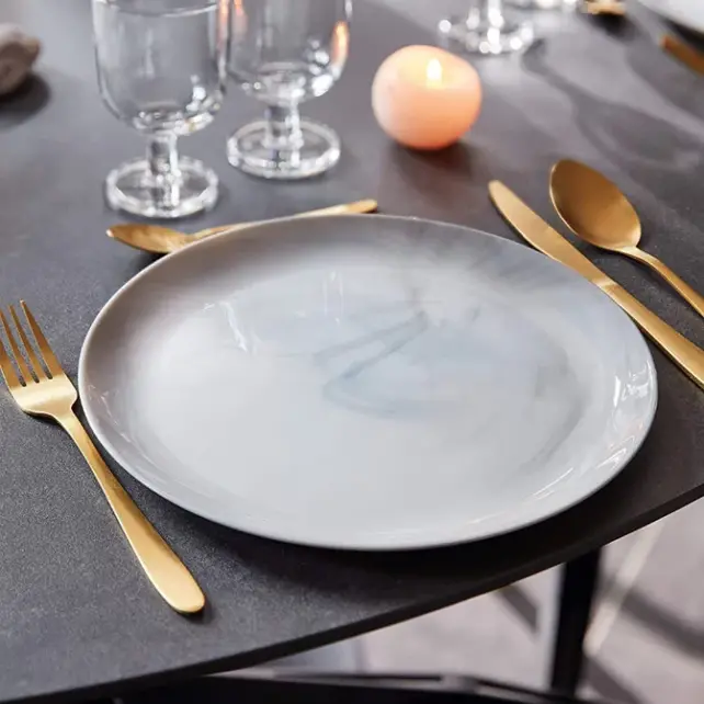 Luminarc Geschirrset Diwali Granit Marmor – 18-teilig