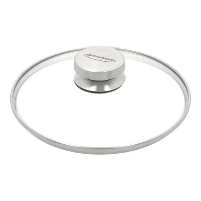 Demeyere Glass Lid Ø20cm with Stainless Steel Rim