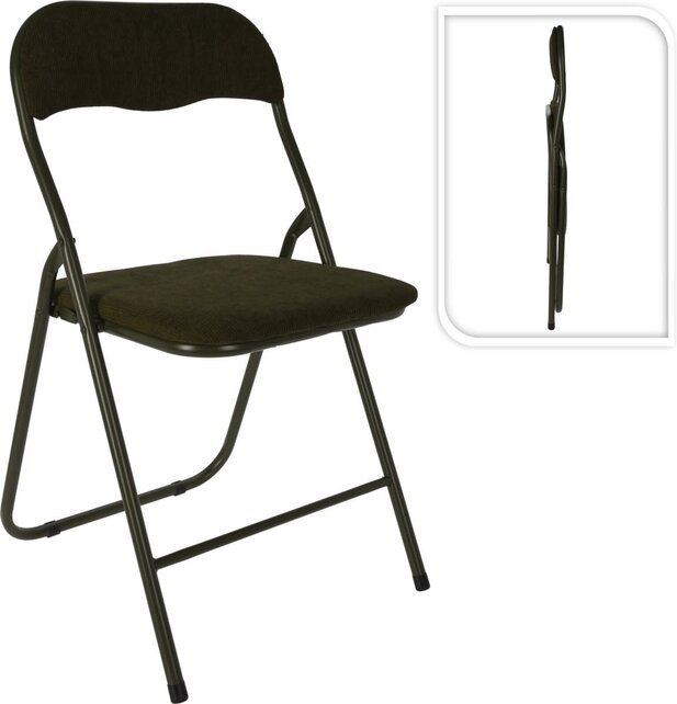 Vouwstoel Ribcord Groen