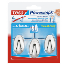 Tesa Powerstrips® Hooks Small OVAL - 3 Pcs