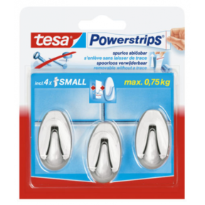 Powerstrips® Haken Small OVAL - 3 Stk