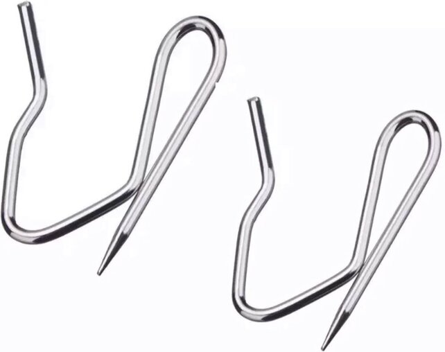 Curtain hook Plug-in hook Large Metal