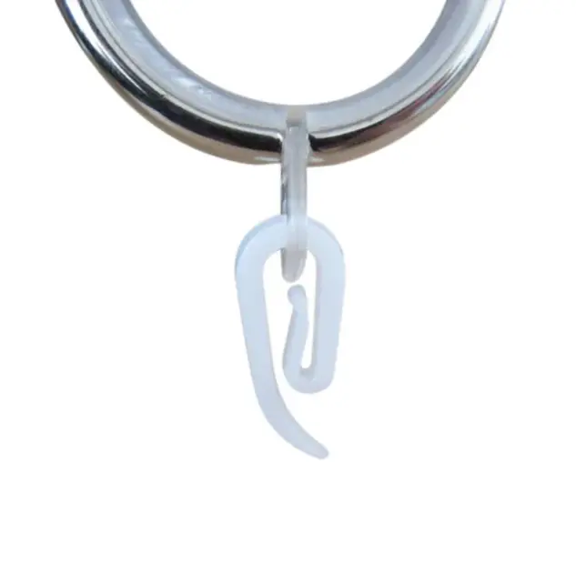 Shell hooks Curtain hook Heavy 50 pieces - extra strong - Type Delrin